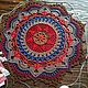 Order Doily crochet 'the Scarlet flower'. Crochet doilies-Elena Strokina (elenastrokina). Livemaster. . Doilies Фото №3
