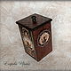 Canal: Canal de té 'Tea Time'. Storage Box. Gifts from Irina Egorova. Интернет-магазин Ярмарка Мастеров.  Фото №2
