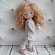 Кукла текстильная интерьерная ручной работы. Куклы и пупсы. Людмила (luda_dolls). Ярмарка Мастеров.  Фото №4