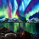 La obra: La aurora boreal. Original. Pastel. Pictures. Valeria Akulova ART. Ярмарка Мастеров.  Фото №5