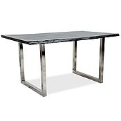 Для дома и интерьера handmade. Livemaster - original item Solid wood table, JIVAN platinum silver. Handmade.
