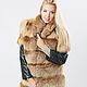 Fox fur jacket for women in red, Fur Coats, Moscow,  Фото №1