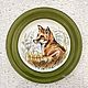 Painted porcelain Collection of plates in a Hunting restaurant. Plates. ArtFlera (artflera). My Livemaster. Фото №6