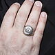 Order Bull male ring made of 925 sterling silver HH0195. Sunny Silver. Livemaster. . Rings Фото №3