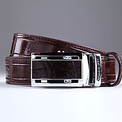 Аксессуары handmade. Livemaster - original item Genuine Crocodile Leather Belt IMA3008K. Handmade.