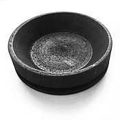 Материалы для творчества handmade. Livemaster - original item Graphite bowl for open fire 75 mm. Handmade.