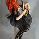  Рыжая саксофонистка. Интерьерная кукла. Kukla Toma - куклы Тамары Соколовой. Ярмарка Мастеров.  Фото №6