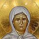 Icon of the Holy Blessed Matron of Moscow. Icons. Icon_svyatyobraz Anna. My Livemaster. Фото №5