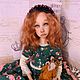 Будуарная  авторская кукла Агния, 45 см. Будуарная кукла. Liana-toys. Ярмарка Мастеров.  Фото №4