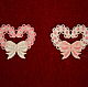 Embroidery applique FSL lace pink Heart bow free. Applications. materials for creative Anna Sintez. Online shopping on My Livemaster.  Фото №2