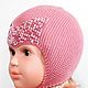Copy of Hand knitted baby helmet hat, earflap hat, baby boy hat, Caps, Korolev,  Фото №1