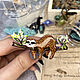 Brooch 'Funny sloth sleeps on a branch'. Brooches. greenfox-23. Online shopping on My Livemaster.  Фото №2