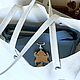 Сумочка кожаная «Белка» в голубом цвете. Сумка через плечо. NUTLET Bags and Accessories. Ярмарка Мастеров.  Фото №5