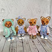 Куклы и игрушки handmade. Livemaster - original item Teddy `s Foxes. Handmade.