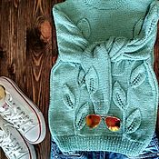 Свитер с листьями, Свитеры, Краснодар,  Фото №1