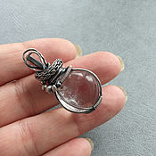 Украшения handmade. Livemaster - original item rhinestone. Necklace Pure drops (silver). Handmade.