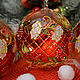 Glass Christmas ornament set "The WhiteDog Rose". Christmas decorations. moiraine vitrum. My Livemaster. Фото №4