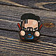 Wooden icon Dr. strange, Badge, Moscow,  Фото №1