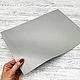 Формат кожи А3/А4 Saffiano Classic Grey (0,9-1,1 мм), цв. серый. Кожа. Prima Pelle (Марина). Ярмарка Мастеров.  Фото №6