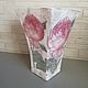  glass vase with peonies. Vases. Leksadekor (leksadekor). Online shopping on My Livemaster.  Фото №2