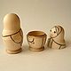 Blank Doll 1 places. ' Coloring' (opening). Blanks for decoupage and painting. matrioska (mir-matrioshki). My Livemaster. Фото №6