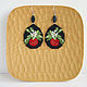 Earrings made of beads 'Apple'. Earrings. Handmade by Svetlana Sin. My Livemaster. Фото №5
