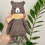 Куклы и игрушки handmade. Livemaster - original item A bear made of tweed is a toy. Handmade.