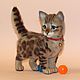cat Bengal 'Shani'(see the status before you order), Stuffed Toys, Moscow,  Фото №1