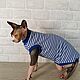 Clothing for cats T-shirt 'Vest'. Pet clothes. Happy-sphynx. Online shopping on My Livemaster.  Фото №2