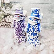 Косметика ручной работы handmade. Livemaster - original item Soap Snowman in a handmade hat as a gift for the New Year. Handmade.