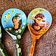 Wooden spoons gift set hedgehogs. Spoons. Original painted Souvenirs and gift. My Livemaster. Фото №4