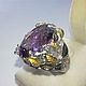 Order Ring 'Embrace of Nature' with amethyst. SELENA. Livemaster. . Ring Фото №3