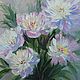 Painting with peonies in a vase white and pink bouquet oil on canvas. Pictures. olga-klim (olga-klim). My Livemaster. Фото №4