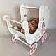 Order Wooden carriage for dolls. Ludmila Omland. Livemaster. . Doll furniture Фото №3