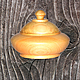 Деревянная кубышка из сибирского кедра для мёда, варенья или проч. К32, Банки, Новокузнецк,  Фото №1