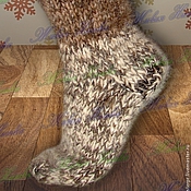 Аксессуары handmade. Livemaster - original item Warm socks knitted art. No. №24m of dog hair.. Handmade.