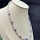 Order Women's beads made of Natural stones, rhinestone, ruby and tanzanite. naturalkavni. Livemaster. . Beads2 Фото №3