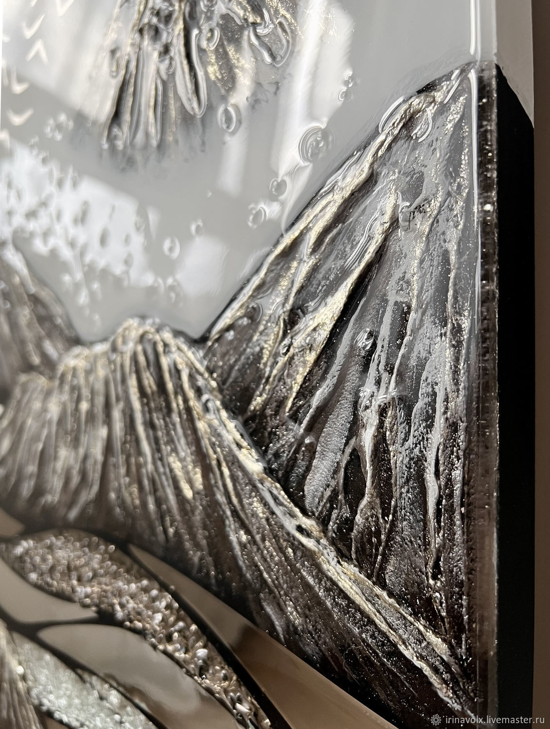 Зеркальная картина Горное озеро 60×80см в интернет-магазине Ярмарка ...