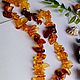 Amber beads 'Ruffled miracle' - Straight. amber, Baltic. Necklace. Rimliana - the breath of the nature (Rimliana). My Livemaster. Фото №5