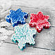 Handmade knitted snowflake soap gift souvenir New Year. Soap. Edenicsoap - soap candles sachets. My Livemaster. Фото №6