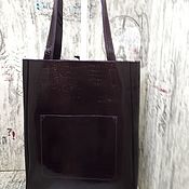 Сумки и аксессуары handmade. Livemaster - original item Bag leather shopper. Handmade.