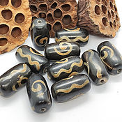 Материалы для творчества handmade. Livemaster - original item Beads Aged Water Buffalo Horn Spiral 42h23m. Handmade.