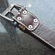 Collar for dog personalized genuine leather. Dog - Collars. AshotCraft. My Livemaster. Фото №5