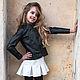 Stylish jacket in faux leather, Outerwear Jackets, Sofia,  Фото №1