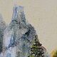  ' Huangshan Mountains' miniature in oil. Pictures. flamemilady. My Livemaster. Фото №4