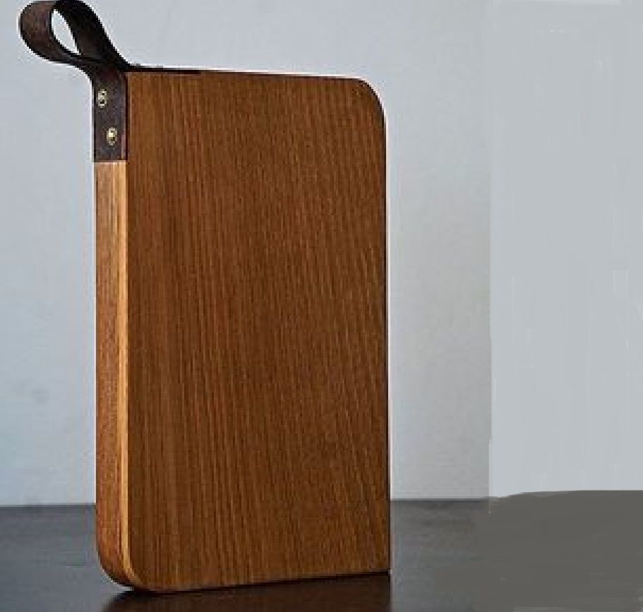 Cutting Board made from solid Oak and leather, Utensils, Yoshkar-Ola,  Фото №1