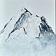 White Painting Mountain Landscape Snowy Mountains Interior Painting. Pictures. Lana Zaitceva. My Livemaster. Фото №6