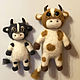 felt toy: Bull. Magnet made of wool. Felted Toy. colorlight (colorlight). Online shopping on My Livemaster.  Фото №2