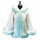 Auto lady jacket white cashmere and mint Fox, Outerwear Jackets, Moscow,  Фото №1