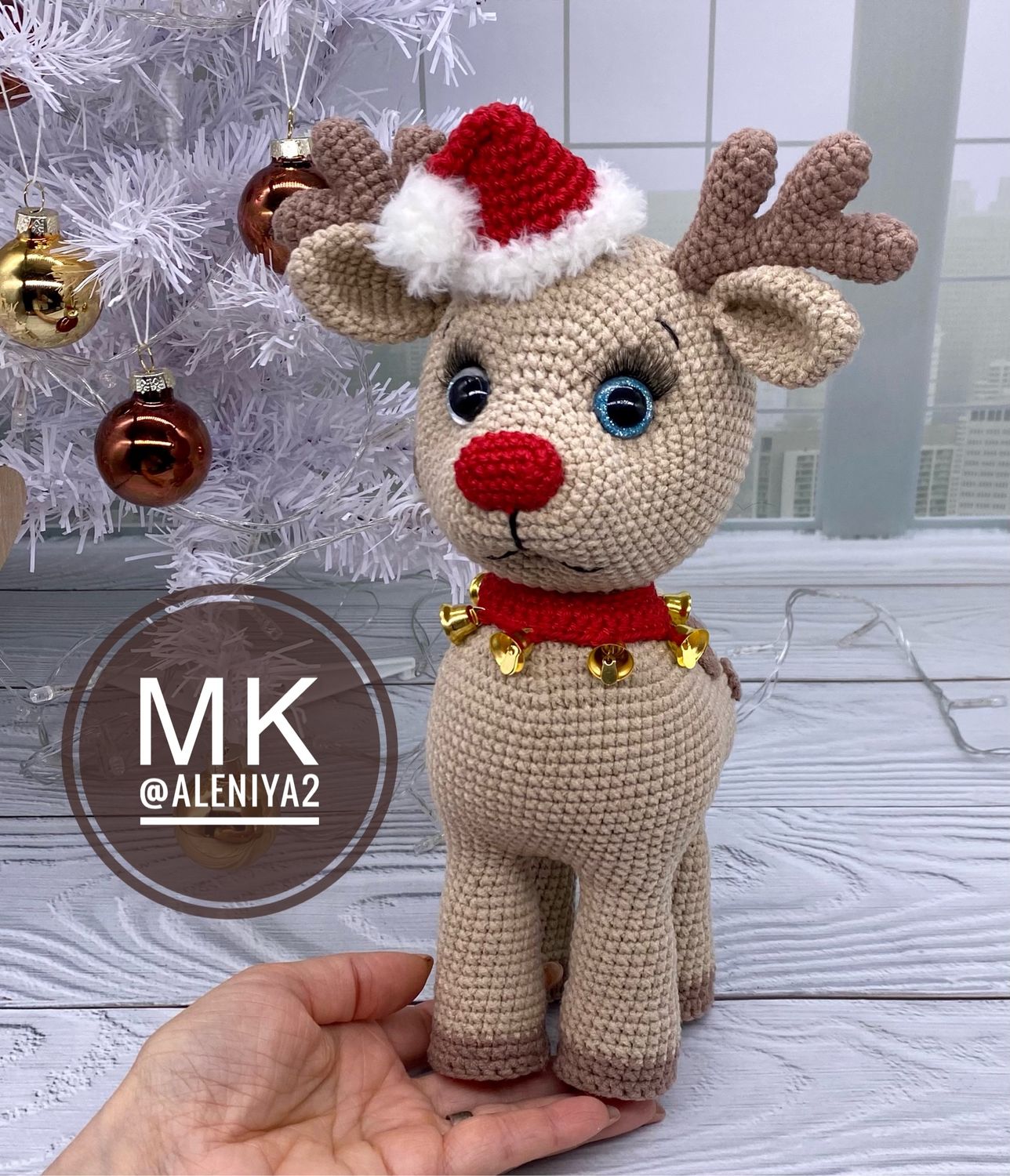 Новогодний Олень Крючком Мастер Класс